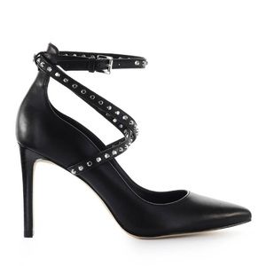 Michael Kors Jeannie Studded Black Heels